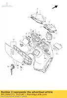 0911606173, Suzuki, bolt.fuel cuello de llenado de combustible lwr suzuki an 250 400 2005 2006, Nuevo