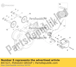 Aprilia 847227, Screw, OEM: Aprilia 847227