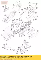Aqui você pode pedir o pára-brisas de turismo em KTM , com o número da peça 62008965000: