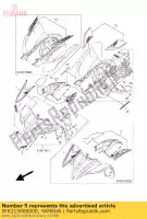 5FK215680000, Yamaha, label, waarschuwing yamaha yfm yfs yfz 50 80 125 200 250 350 400 450 550 660 700 2002 2003 2004 2005 2006 2007 2008 2009, Nieuw