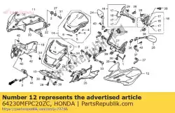 Here you can order the no description available at the moment from Honda, with part number 64230MFPC20ZC: