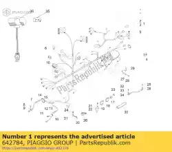 Qui puoi ordinare cablaggio da Piaggio Group , con numero parte 642784: