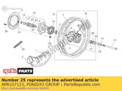 keten van Piaggio Group, met onderdeel nummer AP8107123, bestel je hier online: