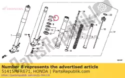 Here you can order the bush, slider from Honda, with part number 51415MFR671: