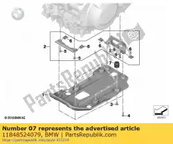 rubberen buffer van BMW, met onderdeel nummer 11848524079, bestel je hier online: