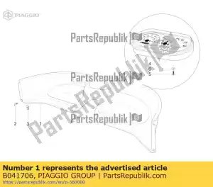 Piaggio Group B041706 tableau de bord - La partie au fond