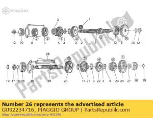 Piaggio Group GU92234716 ?o?ysko - Dół