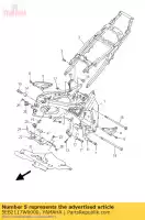 5EB2117W0000, Yamaha, capa 8 yamaha yzf r 600 6, Novo