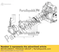 B0190180003, Piaggio Group, Piston assy cat.3     , Nuevo