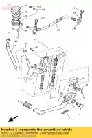 4BP272110000, Yamaha, pedal freio yamaha xj xjs diversion xjn 600, Novo