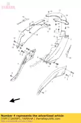 Ici, vous pouvez commander le couvercle, couvercle latéral 2 lnmy auprès de Yamaha , avec le numéro de pièce 37PF172600P1: