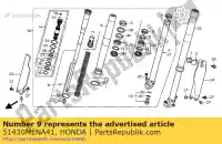 51430MENA41, Honda, damper comp., fr. honda crf 450 2010, New