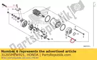 31205MEW921, Honda, ?ruba, ustawienie honda vt shadow ca vfr  f cx cb a super four spirit c2 s c2s nc xa crosstourer x cs xl transalp v nt deauville va black c2b c integra d dct xd dtc sd fd sa nsa dn01 cxa fury nt700v nt700va vt750c2 cb1300 cb1300a cb1300sa nsa700a vt750c vt750ca xl700v xl70, Nowy