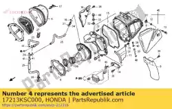 Aqui você pode pedir o elemento, filtro de ar em Honda , com o número da peça 17213KSC000: