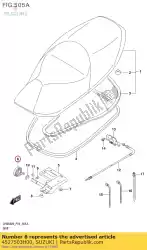 Aquí puede pedir resorte, asiento hin de Suzuki , con el número de pieza 4527503H00: