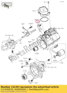 kawasaki 131400639 01 changement de fourche - La partie au fond