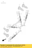 1272017G00, Suzuki, nokkenas comp suzuki sv 650 2003 2004 2005 2006 2007 2008 2009 2010 2015, Nieuw