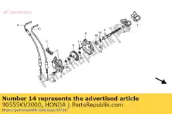 Qui puoi ordinare rondella, albero valvola da Honda , con numero parte 90555KV3000: