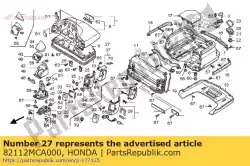 Aqui você pode pedir o interno, r. Bolso do porta-malas em Honda , com o número da peça 82112MCA000: