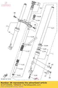 yamaha 2CJF335600 bout 2 - Onderkant
