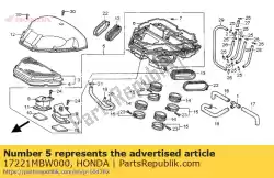 Aqui você pode pedir o caso, filtro de ar em Honda , com o número da peça 17221MBW000: