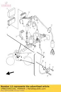 yamaha 1P8825092100 wire, sub lead - Bottom side