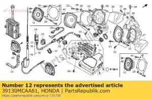 Honda 39130MCAA61 speaker unit, fr. - Onderkant