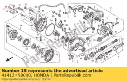 Ici, vous pouvez commander le aucune description disponible pour le moment auprès de Honda , avec le numéro de pièce 41412HN8000: