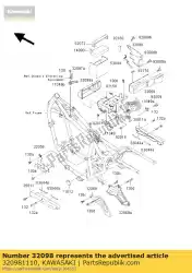 Ici, vous pouvez commander le outil-cas en500-c1 auprès de Kawasaki , avec le numéro de pièce 320981110: