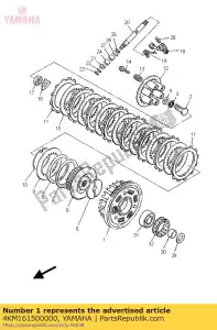 yamaha 4KM161500000 ingranaggio condotto primario comp. - Il fondo