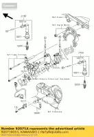 920710010, Kawasaki, passacavo, alta tensione vn2000-a1 kawasaki vn 2000 2004 2005 2006 2008 2009 2010, Nuovo