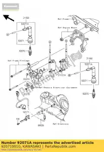 kawasaki 920710010 ilhó, alta tensão vn2000-a1 - Lado inferior