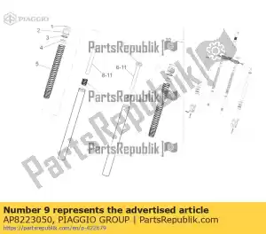 Piaggio Group AP8223050 molla di ritorno - Il fondo