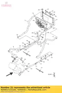 yamaha 904801523500 grommet - Bottom side