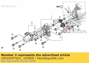 Honda 24616HP7A01 engranaje, reducción de cambio (32 - Lado inferior