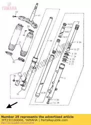 Aquí puede pedir tubo interior comp. 1 de Yamaha , con el número de pieza 3YF231100000:
