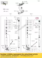 110651289499, Kawasaki, 01 czapka, prawa, czarna kawasaki zx1002 ninja zx10r se 1000 , Nowy