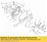 00M12502109, Piaggio Group, junta 1 derbi gilera gpr sc 125 2004 2006 2007 2008 2009 2010 2011 2012 2013 2014 2015, Nuevo