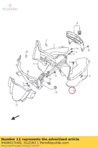 Suzuki 9468417H00 cushion,panel,l - Bottom side