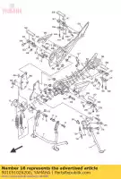 901051026200, Yamaha, bullone, flangia yamaha ajs xj yfm  50 80 125 350 450 600 2008 2009 2010 2011 2012 2013 2014 2015 2016, Nuovo