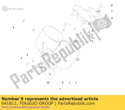 Tutaj możesz zamówić zestaw przykrywaj? Cy od Piaggio Group , z numerem części 641811: