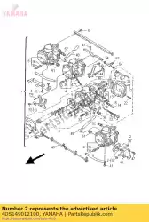 Ici, vous pouvez commander le carburateur assy 1 auprès de Yamaha , avec le numéro de pièce 4DS149012100: