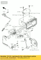 211211198, Kawasaki, spoelontsteking kawasaki kvf300 4x4 kvf400 prairie kvf360 300 400 360 , Nieuw