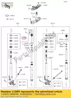 110651288499, Kawasaki, 01 czapka, lewa, kecs, czarna kawasaki  1000 2018 2019, Nowy