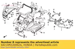 Qui puoi ordinare nessuna descrizione disponibile al momento da Honda , con numero parte 64214MZ2000ZA: