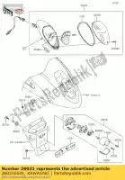 260310501, Kawasaki, kabelboom, achterlicht vn900c7f kawasaki  vn vulcan 900 2007 2008 2009 2010 2011 2012 2013 2014 2015 2016 2017 2018 2019 2020 2021, Nieuw