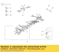 Qui puoi ordinare cablaggio da Piaggio Group , con numero parte 638818: