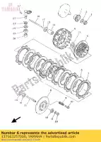 137163257000, Yamaha, plaque, embrayage (2) (tuning) yamaha it 200 1986, Nouveau