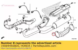 honda 19084HR6B00 band(89-140) demper cvr - Onderkant