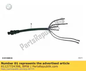 bmw 61127724398 reparatiekabel, gashendel - Onderkant